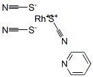 pyridine, rhodium(+3) cation, trithiocyanate Struktur