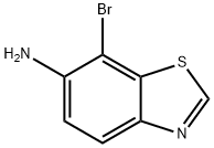 6-AMINO-7-BROMO-BENZOTHIAZOLE Struktur