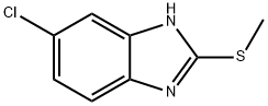 6-CHLORO-2-(METHYLTHIO)-1H-BENZO[D]IMIDAZOLE Struktur