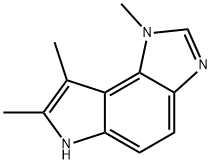 Pyrrolo[3,2-e]benzimidazole, 1,6-dihydro-1,7,8-trimethyl- (9CI) Struktur