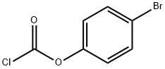 4-BROMOPHENYL CHLOROFORMATE Struktur