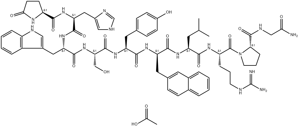 Nafarelin acetate Struktur