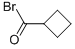 Cyclobutanecarbonyl bromide (9CI) Struktur