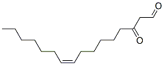 (9Z)-3-Oxo-9-hexadecenal Struktur