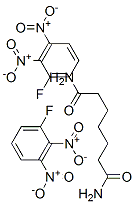 bis(dinitrofluorobenzene)pimelic acid amide Struktur