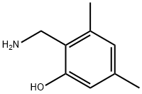 Phenol, 2-(aminomethyl)-3,5-dimethyl- (9CI) Struktur