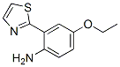 Benzenamine, 4-ethoxy-2-(2-thiazolyl)- (9CI) Struktur