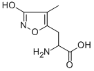 2-AMINO-3-(3-HYDROXY-4-METHYL-ISOXAZOL-5-YL)-PROPIONIC ACID Struktur