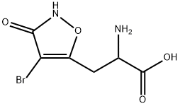 2-AMINO-3-(4-BROMO-3-HYDROXYISOXAZOL-5-YL)PROPANOIC ACID Struktur