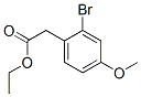 ethyl-2-bromo-4-methoxyphenylacetate Struktur