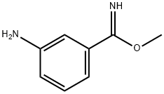 Benzenecarboximidic acid, 3-amino-, methyl ester (9CI) Struktur