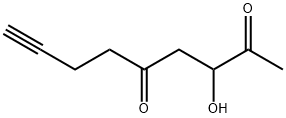 3-Hydroxy-8-nonyne-2,5-dione Struktur