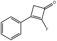 2-Cyclobuten-1-one,  2-fluoro-3-phenyl- Struktur