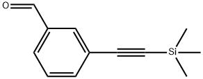 3-(TRIMETHYLSILYL)ETHYNYLBENZALDEHYDE Struktur