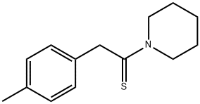 Piperidine,  1-[2-(4-methylphenyl)-1-thioxoethyl]-  (9CI) Struktur