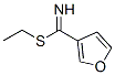 3-Furancarboximidothioicacid,ethylester(9CI) Struktur