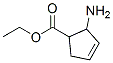 3-Cyclopentene-1-carboxylicacid,2-amino-,ethylester(9CI) Struktur