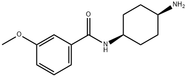 Benzamide, N-(cis-4-aminocyclohexyl)-3-methoxy- (9CI) Struktur