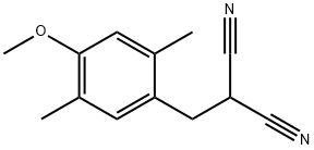 Propanedinitrile, [(4-methoxy-2,5-dimethylphenyl)methyl]- (9CI) Struktur