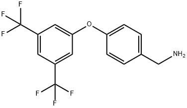 4-[3,5-bis(trifluoroMethyl)phenoxy]benzyllaMine Struktur