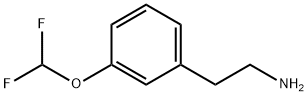 Benzeneethanamine, 3-(difluoromethoxy)- (9CI) Struktur