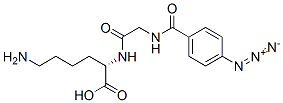 4-azidobenzoylglycyllysine Struktur