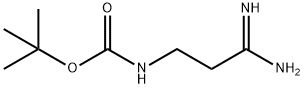 TERT-BUTYL (3-AMINO-3-IMINOPROPYL)CARBAMATE Struktur