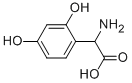 AMINO-(2,4-DIHYDROXY-PHENYL)-ACETIC ACID Struktur