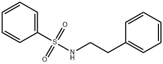 N-PHENETHYLBENZENESULFONAMIDE Struktur