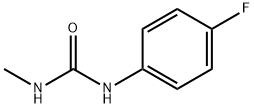 1-Methyl-3-(4-fluorophenyl)urea Struktur