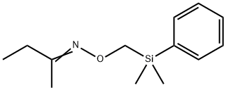 2-Butanone O-(dimethylphenylsilylmethyl)oxime Struktur