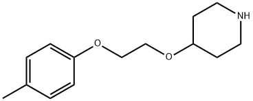 4-(2-p-Tolyloxy-ethoxy)-piperidine Struktur