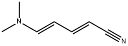 2,4-Pentadienenitrile,5-(dimethylamino)-,(2E,4E)-(9CI) Struktur