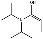 1-Propen-1-ol,1-[bis(1-methylethyl)amino]-,(E)-(9CI) Struktur