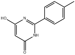 6-HYDROXY-2-(4-METHYLPHENYL)-4(3H)-PYRIMIDINONE Struktur