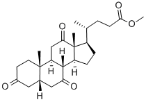 5-BETA-CHOLANIC ACID-3,7,12-TRIONE METHYL ESTER Struktur