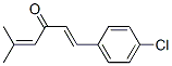 (1E)-1-(4-chlorophenyl)-5-methyl-hexa-1,4-dien-3-one Struktur