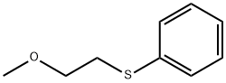 2-METHOXYETHYL PHENYL SULFIDE Struktur