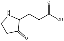 2-Pyrrolidinepropanoic acid, 3-oxo- (9CI) Struktur