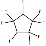 1,1,2,2,3,4,4,5-Octafluorocyclopentane Struktur