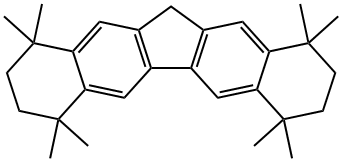 1,2,3,4,7,8,9,10-OCTAHYDRO-1,1,4,4,7,7,10,10-OCTAMETHYL-1H-DIBENZO[B,H]FLUORENE Struktur