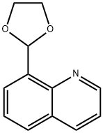 Quinoline, 8-(1,3-dioxolan-2-yl)- (9CI) Struktur