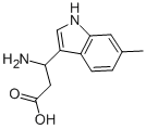 3-AMINO-3-(6-METHYL-INDOL-3-YL)-PROPIONIC ACID Struktur