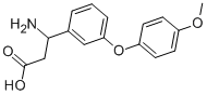 3-AMINO-3-[3-(4-METHOXY-PHENOXY)-PHENYL]-PROPIONIC ACID Struktur