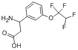 3-AMINO-3-[3-(1,1,2,2-TETRAFLUORO-ETHOXY)-PHENYL]-PROPIONIC ACID Struktur