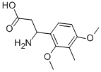 3-AMINO-3-(2,4-METHOXY-3-METHYL-PHENYL)-PROPIONIC ACID Struktur