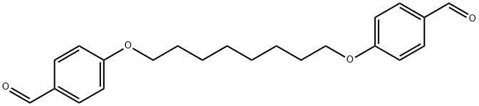 4,4’-(1,8-Octanediyl)dioxydibenzaldehyde Struktur