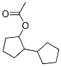 Cyclopentanol, 2-cyclopentyl-, acetate (7CI) Struktur