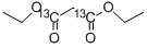 Diethyl Malonate-13C2 Struktur