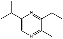 Pyrazine, 3-ethyl-2-methyl-5-(1-methylethyl)- (9CI) Struktur